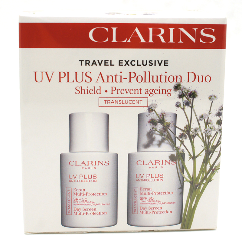 CLARINS UV Plus Anti-Pollution DUO SPF50 Neutral Translucent 30ml*2pcs