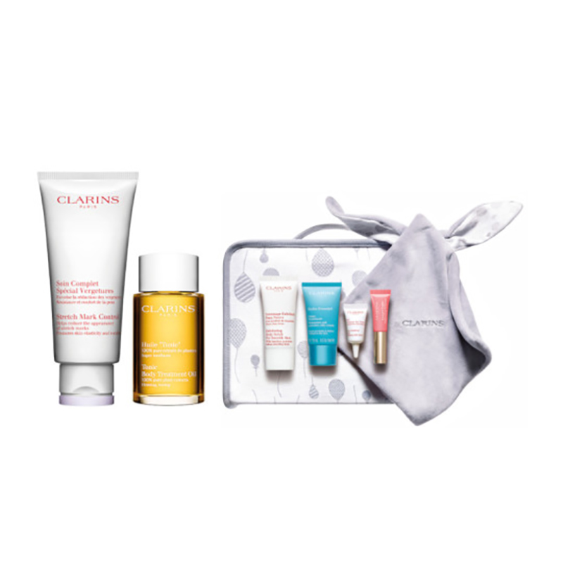 Clarins Maternity Set Tonic Treatment Oil Stretch Mark 6pcs Sets & Coffrets