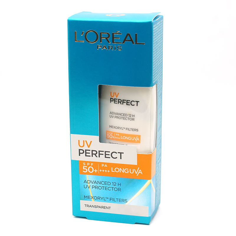 LOREAL UV PERFECT ADVANCED 12H UV PROTECTOR TRANSPARENT SPF50+PA++++30ml