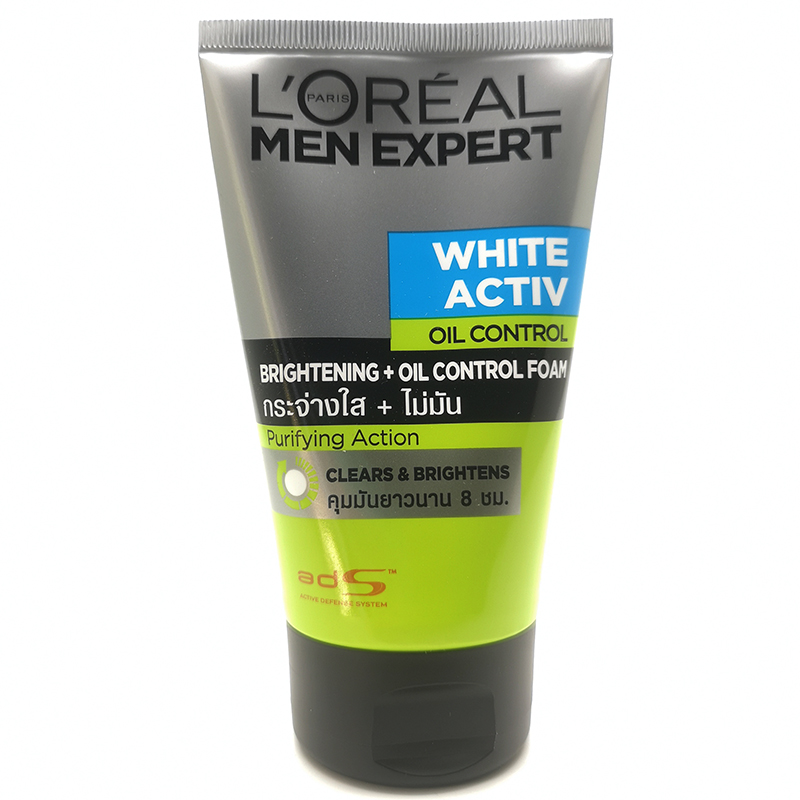 L'oreal Men Expert White Activ Brightening Oil Control Foam 100ml